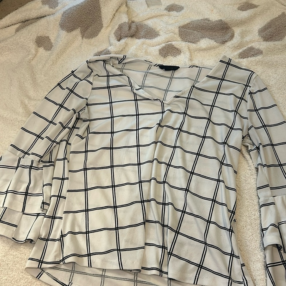 Plaid blouse
